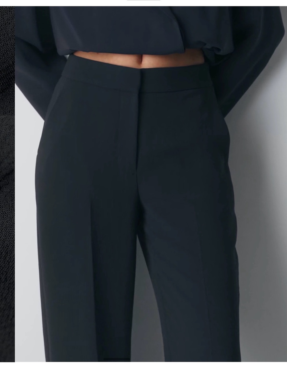 Aritzia limitless pant in black crepette size 4 short - Picture 4 of 13